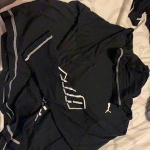 Long sleeve T-shirt with hood